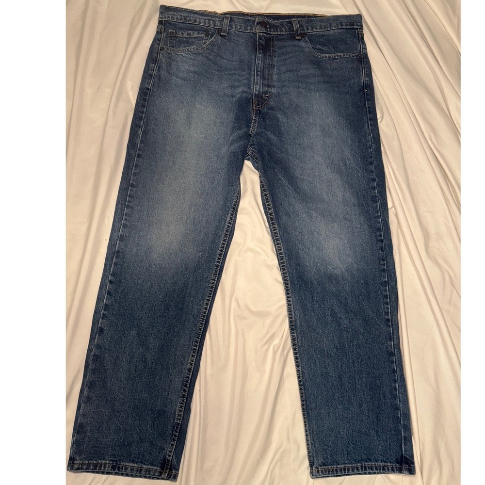 Levi's 505‎ Regular Fit Jeans Mens 38x29 Blue Straight Leg Classic Workwear